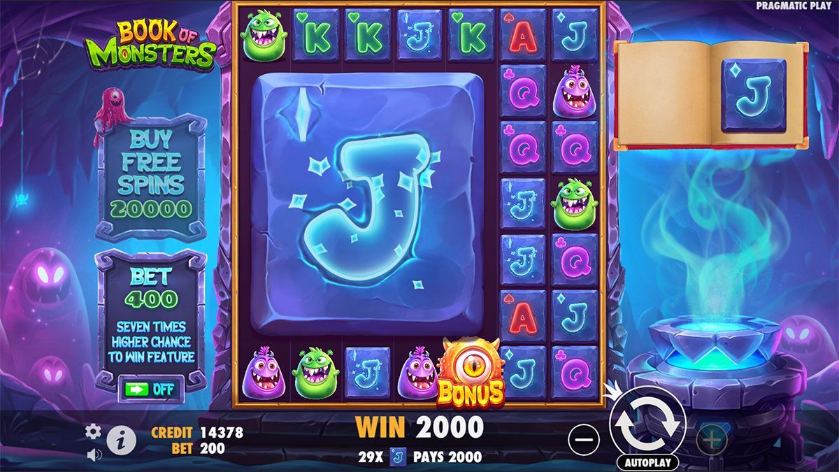 Book of Monsters la nouvelle machine à sous en ligne monstrueusement addictive de Pragmatic Play