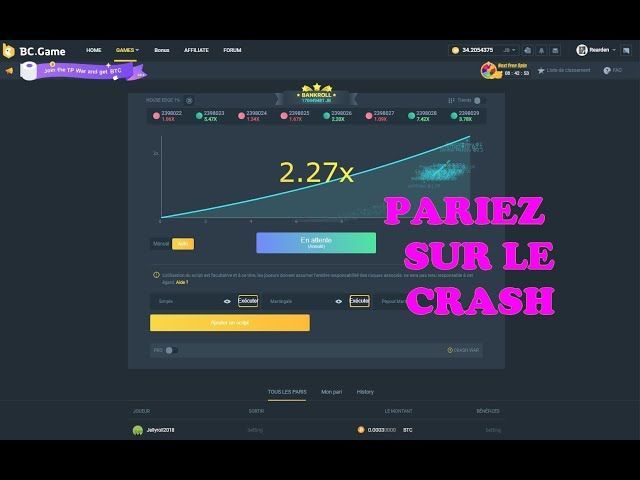 jeux de casino en ligne Crash Games Crash du développeur BC Game
