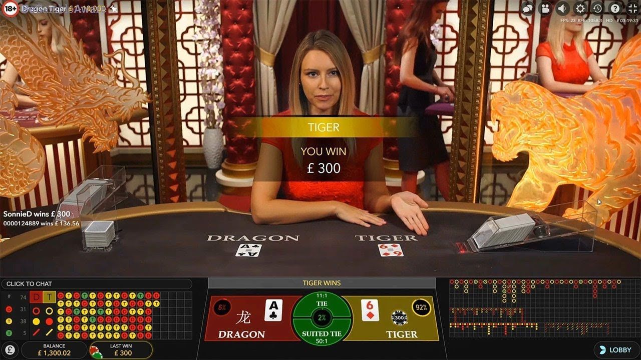 variante de jeux de casino avec croupiers en direct : Dragon Tiger variante de jeux de casino avec croupiers en direct : Dragon Tiger