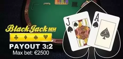 jeu de black jack en ligne sur mobile : European Blackjack MH développeur Play'n GO