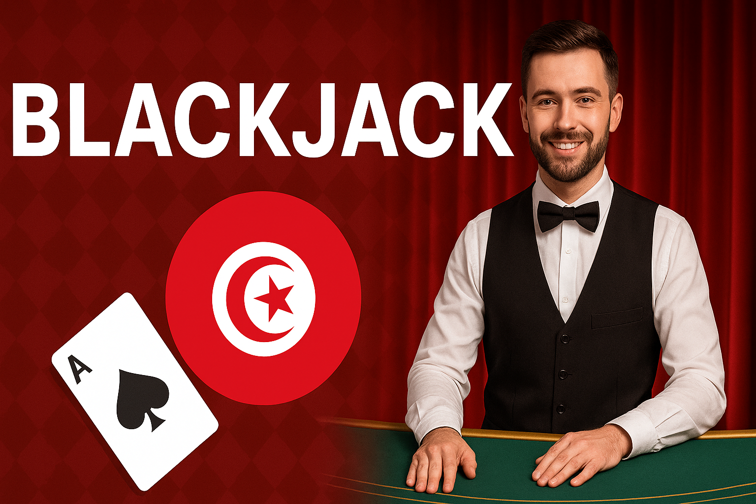 Guide pratique pour jouer au blackjack en ligne avec croupiers en direct depuis la Tunisie.
