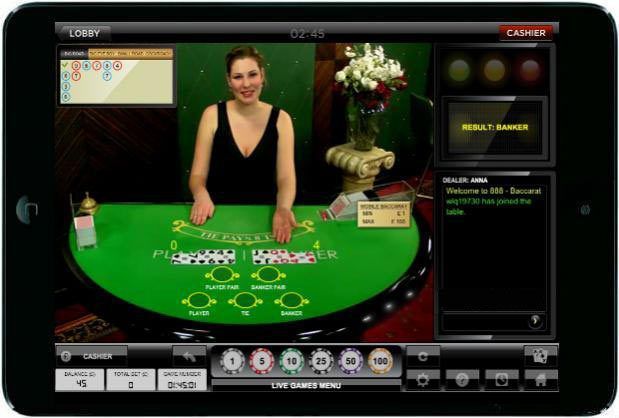 Jouer au casino en direct sur un iPad dans les pays francophones