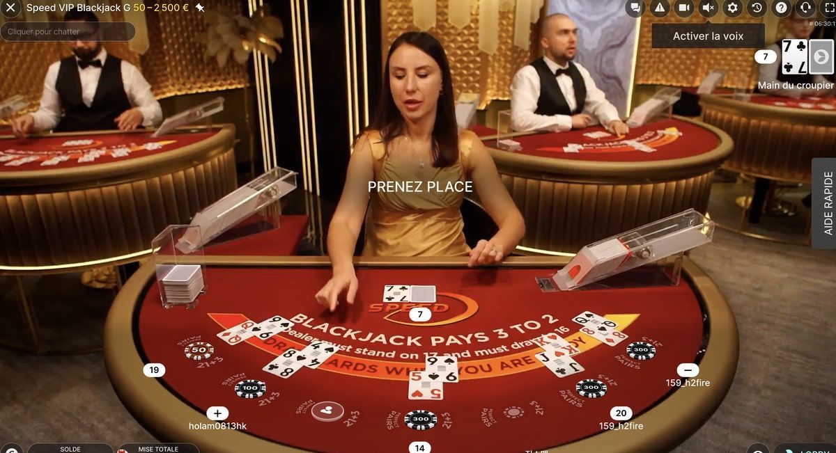 Le blackjack en ligne avec croupiers en direct : tout savoir en détail.