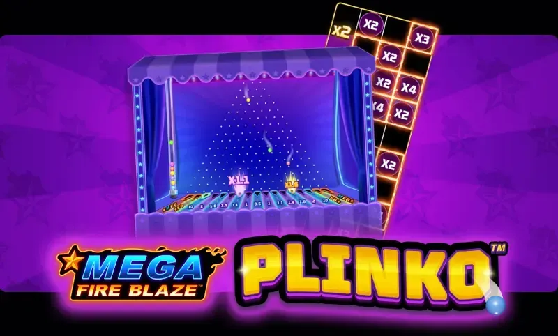 jeu de casino en ligne Plinko : Mega Fire Blaze: Plinko du développeur Playtech