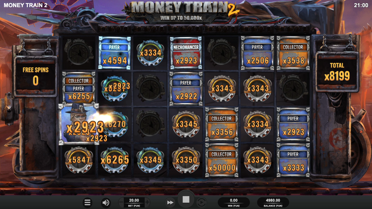 machine a sous en ligne Money Train 2