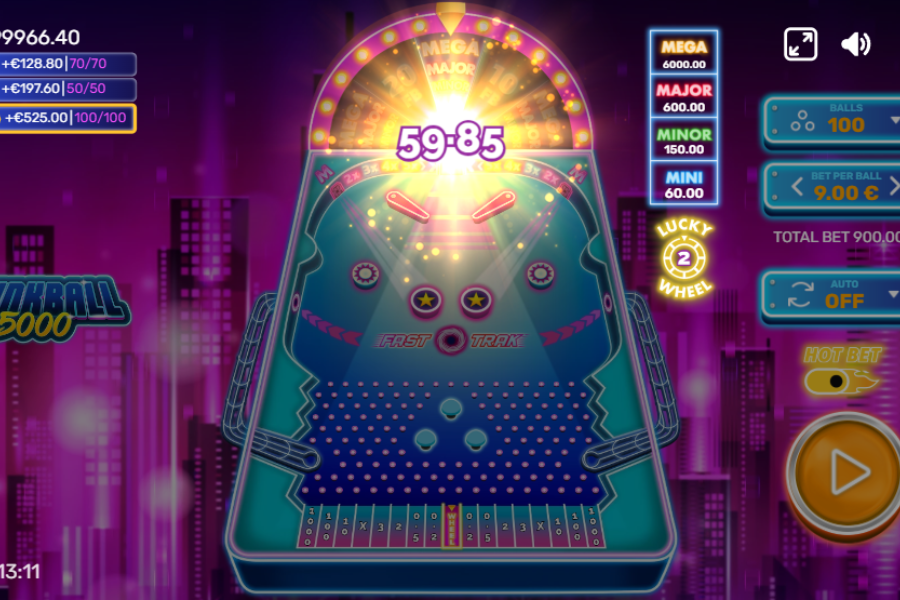 jeu de casino en ligne Plinko : Plinkball 5000