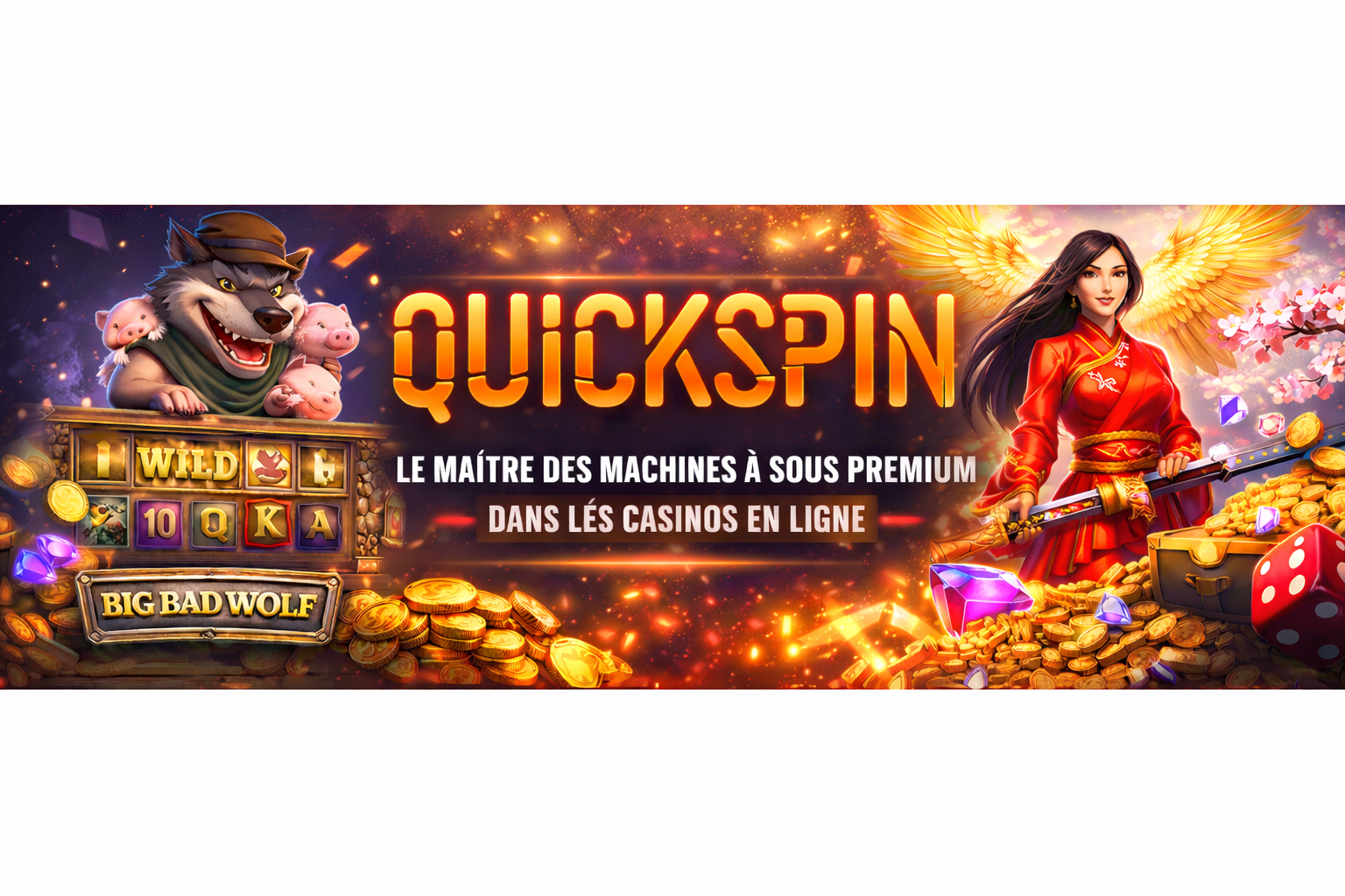 Quickspin : le maître des machines à sous premium dans les casinos en ligne.