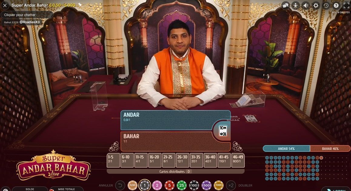 variante de jeux de casino avec croupiers en direct : Super Andar Bahar de Pragmatic Play variante de jeux de casino avec croupiers en direct : Super Andar Bahar de Pragmatic Play