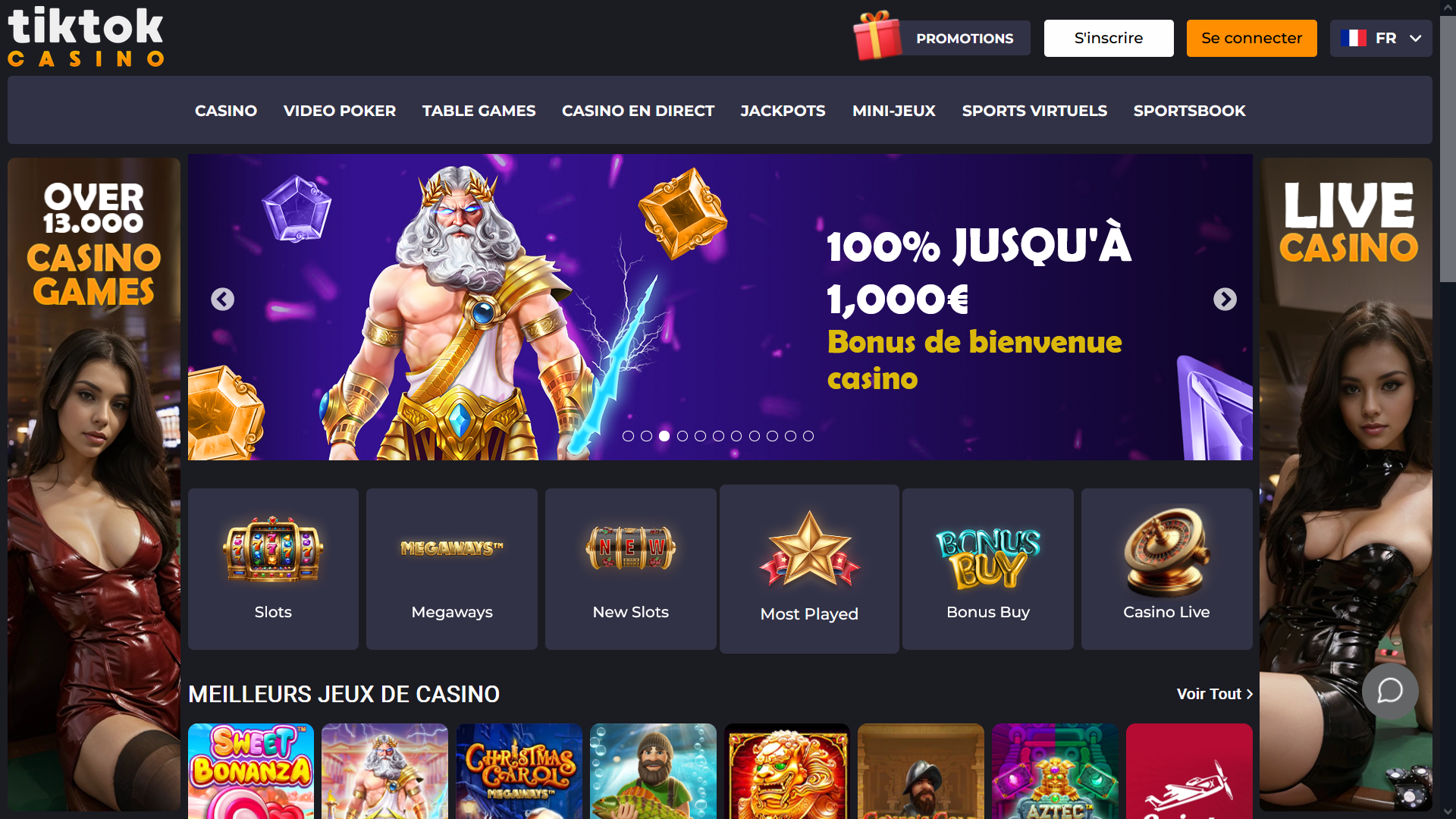 casino en ligne pour smartphones et tablettes Tik Tok Casino