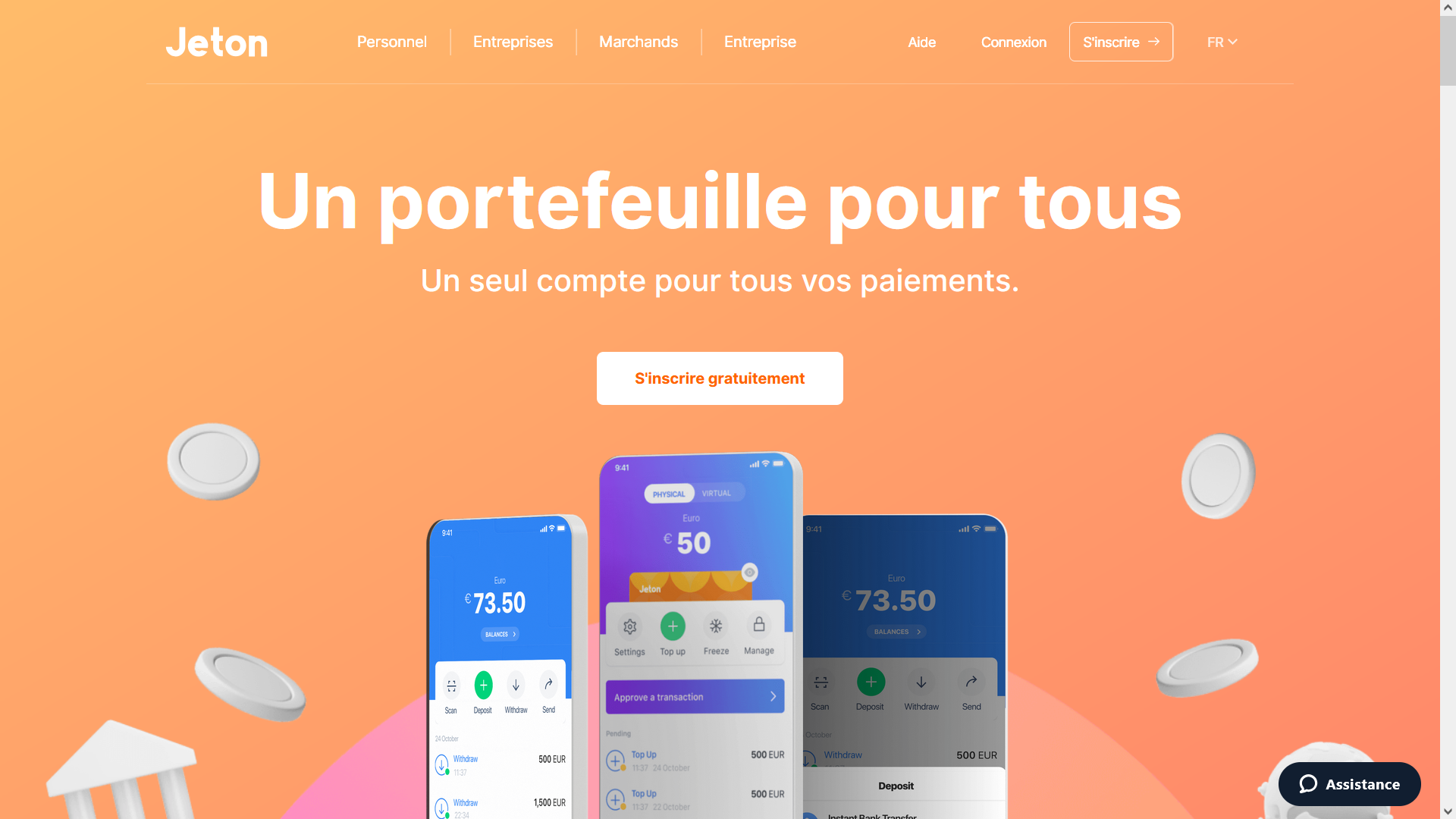 Jeton : portefeuille électronique pour les sites de casino en ligne mobiles