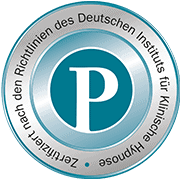Gütesiegel des Deutschen Instituts für Klinische Hypnose.