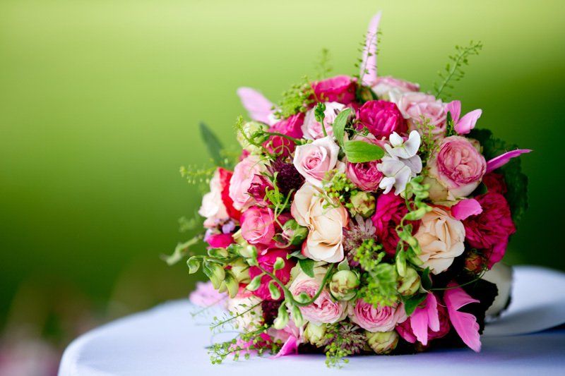 Pinke Hochzeit in München