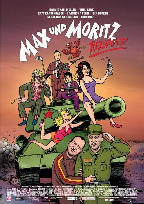 Max und Moritz, Thomas Frydezki, Sebastian Krumbiegel, Toni Krahl, Ben Becker,Michael Beckmann, Musicsupervising, Plakat, Film