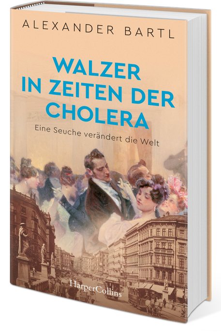 Buchtitel: Walzer in Zeiten der Cholera