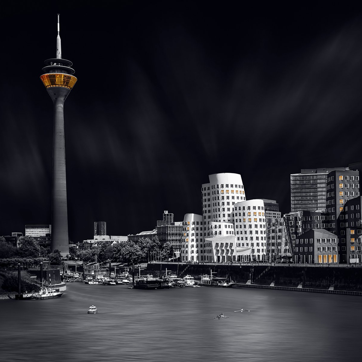 Düsseldorf Hafen Hafen Düsseldorf Rhein