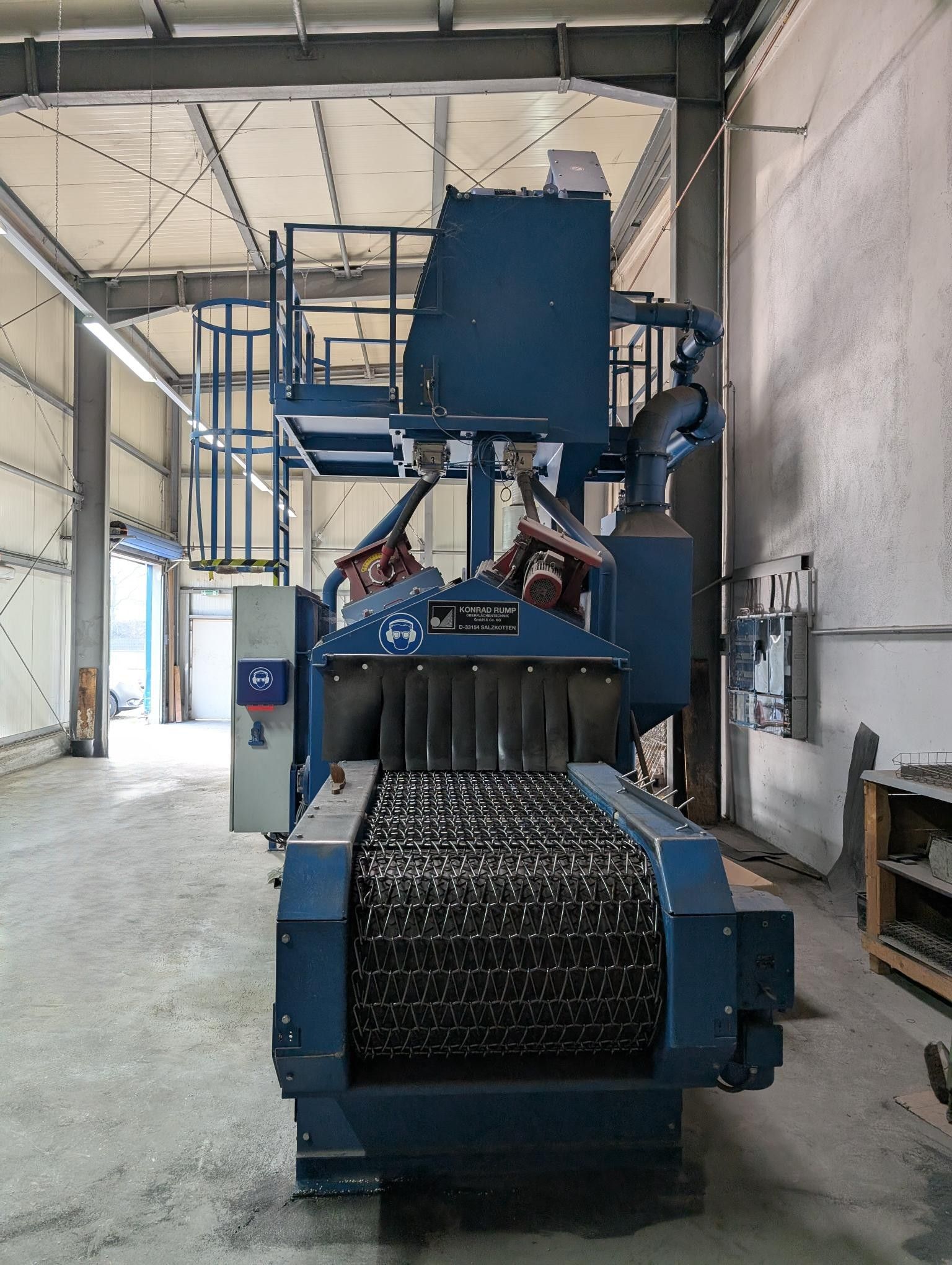 Rump Drahtgurt-Strahlanlage 800-4