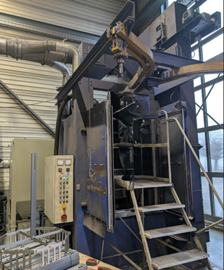 Hängebahnstrahlanlage