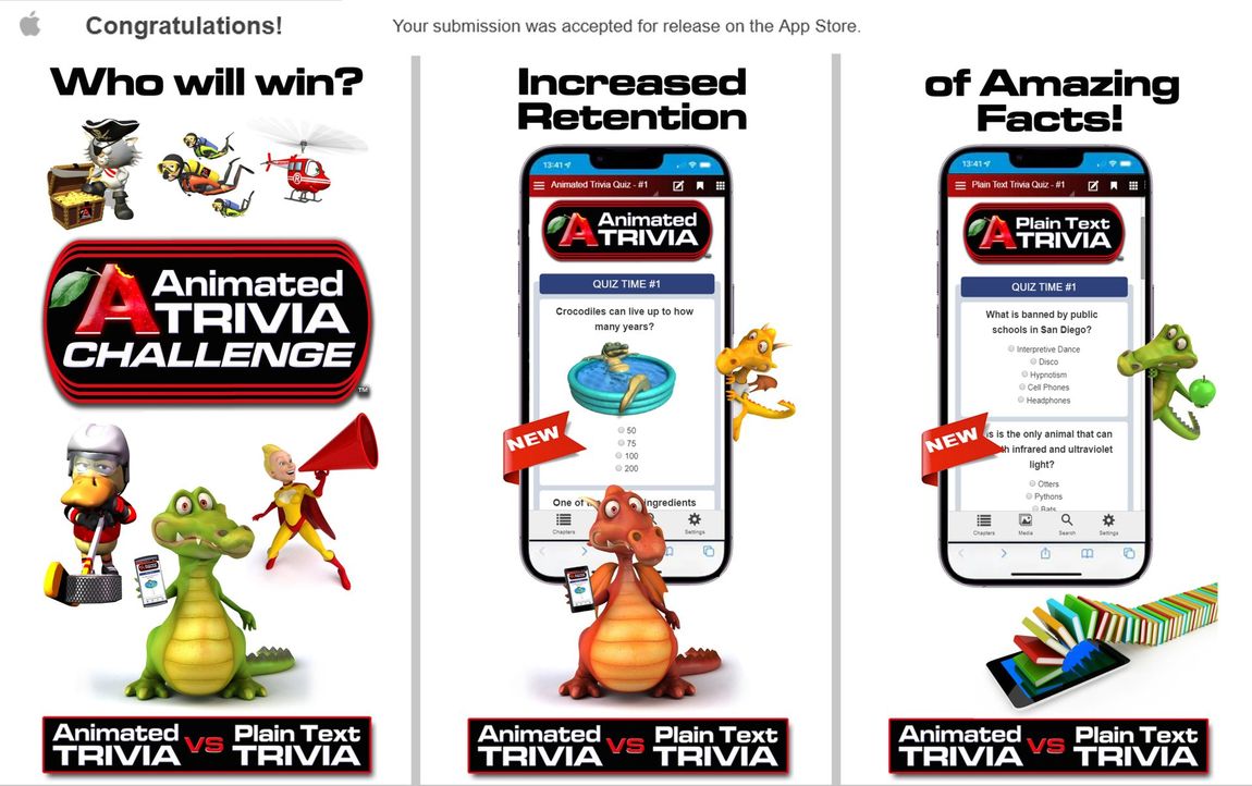 Animated Trivia Challenge Series by Steve Stark - Inventor of Spin Pro - PlaySpinPro.com