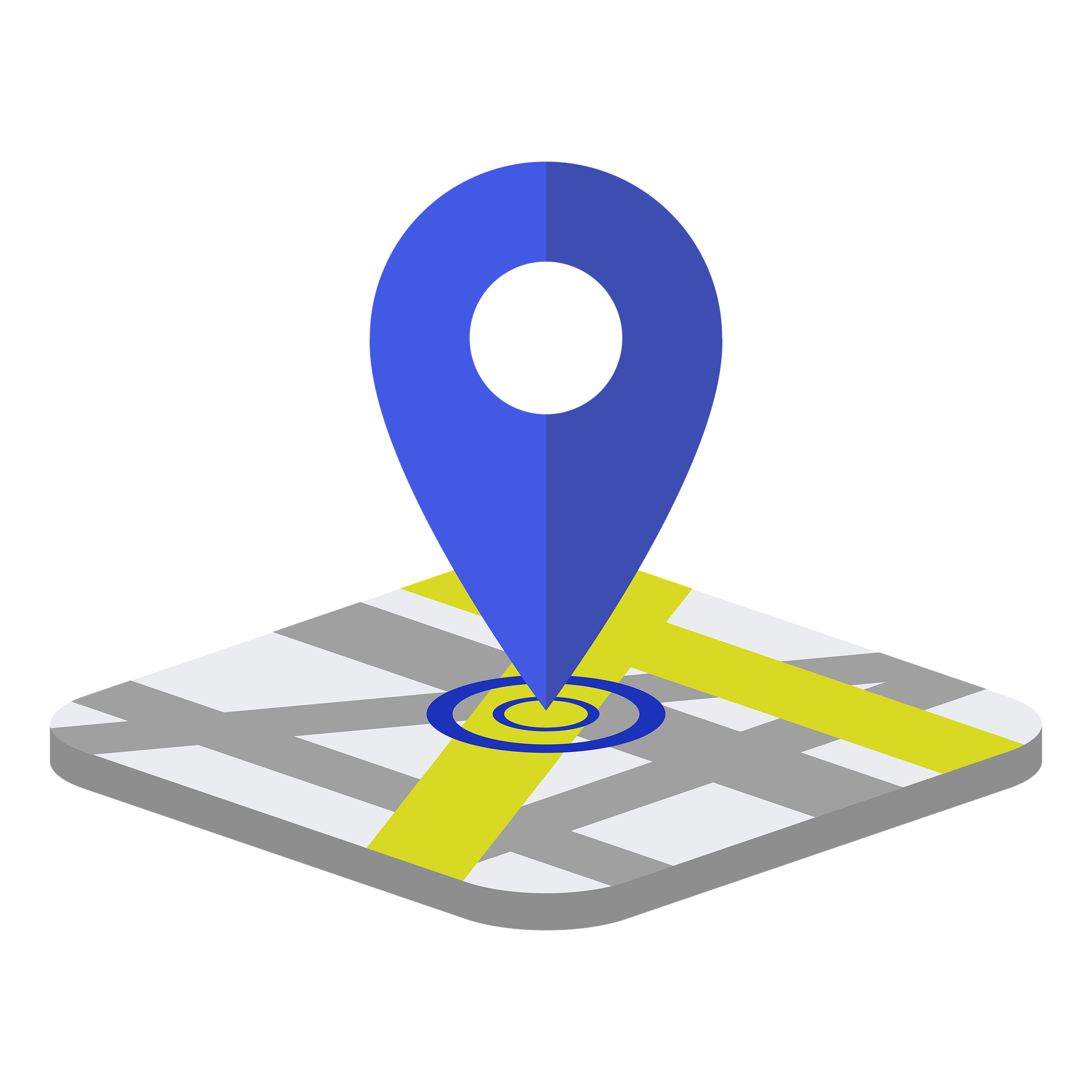 Plan avec zones desservies