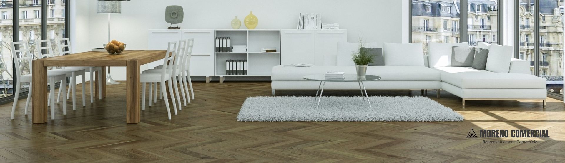 Tarima Flotante Moreno Comercial