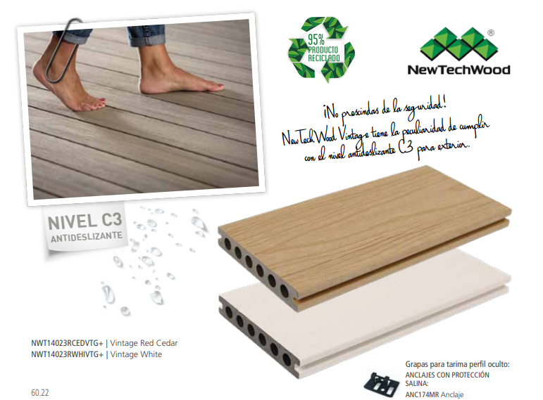 Tarimas de Exterior Newtechwood Vintage Tarimas de Exterior Newtechwood Vintage