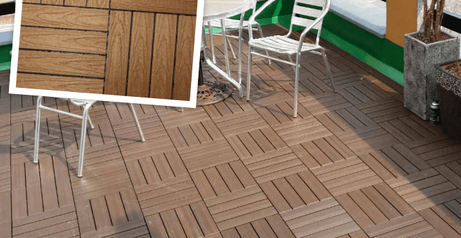 Losetas de madera tecnológica WPC