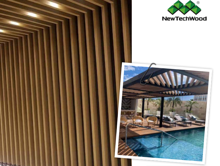 Listones de composite imitación madera