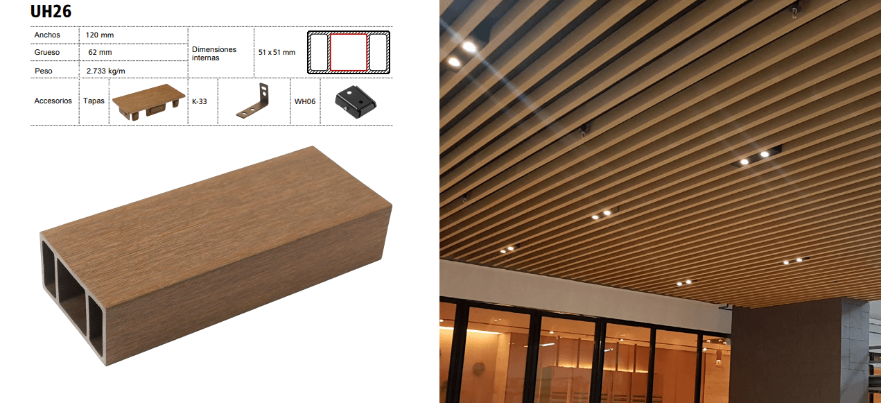 Listones de Composite WPC Listones de Composite