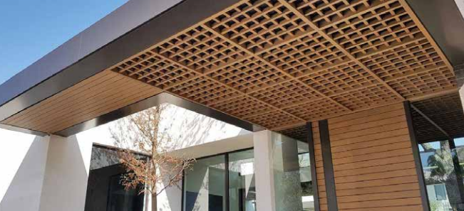 Revestimiento de fachada de composite Newtechwood