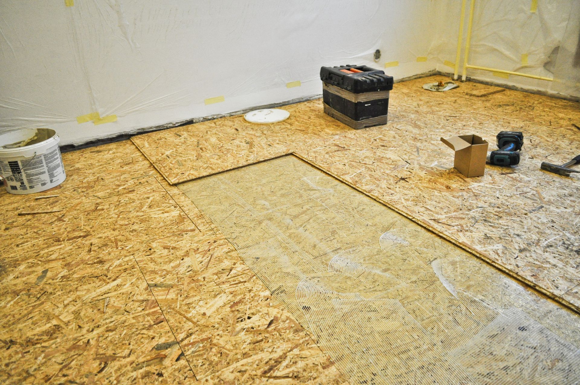 Tableros OSB para la instalación de Tarimas y Parquet