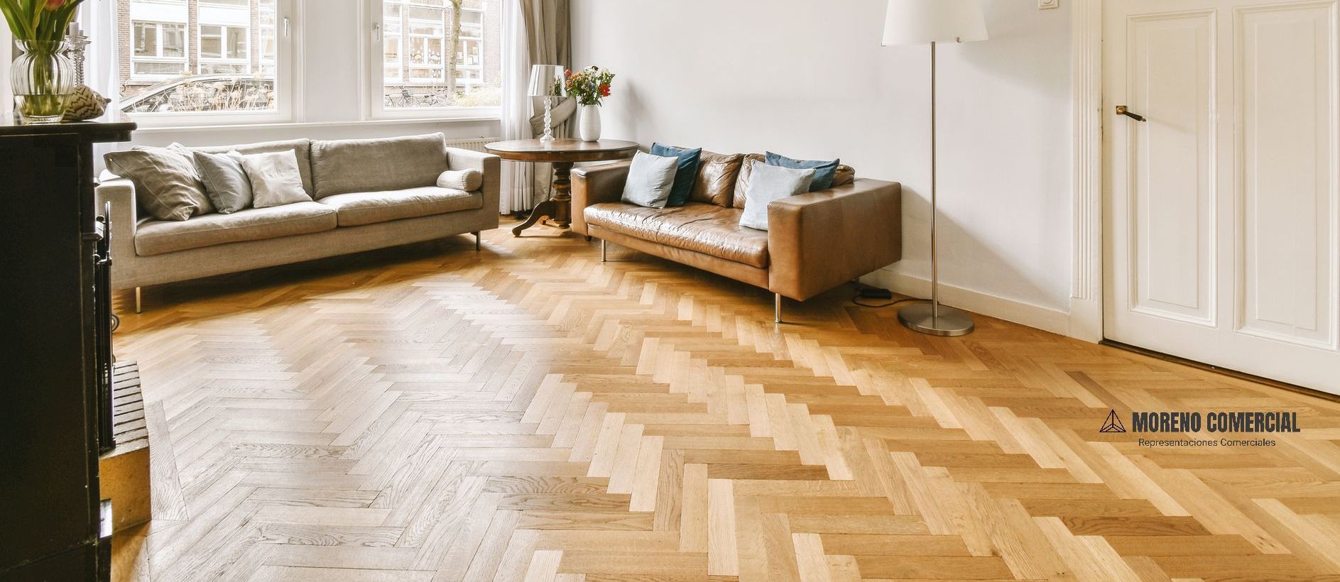 Parquet flotante espiga roble