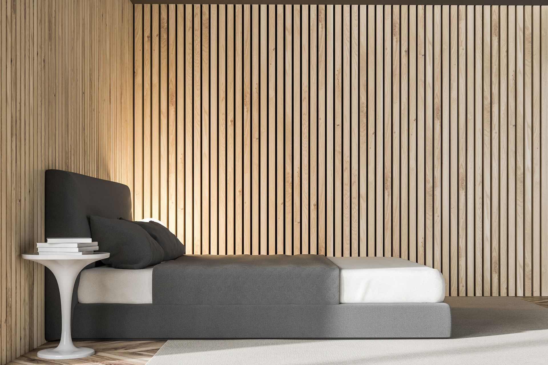 Revestimiento de listones de madera