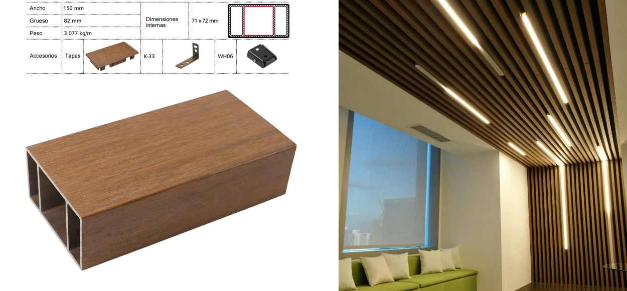 Listones de Composite WPC Newtechwood Listones de Composite WPC