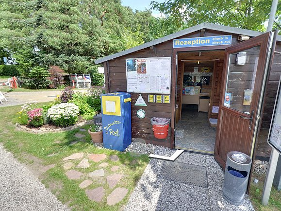 Rezeption Anmeldung Camping am See Alt Schwerin Rezeption Anmeldung Plauer See