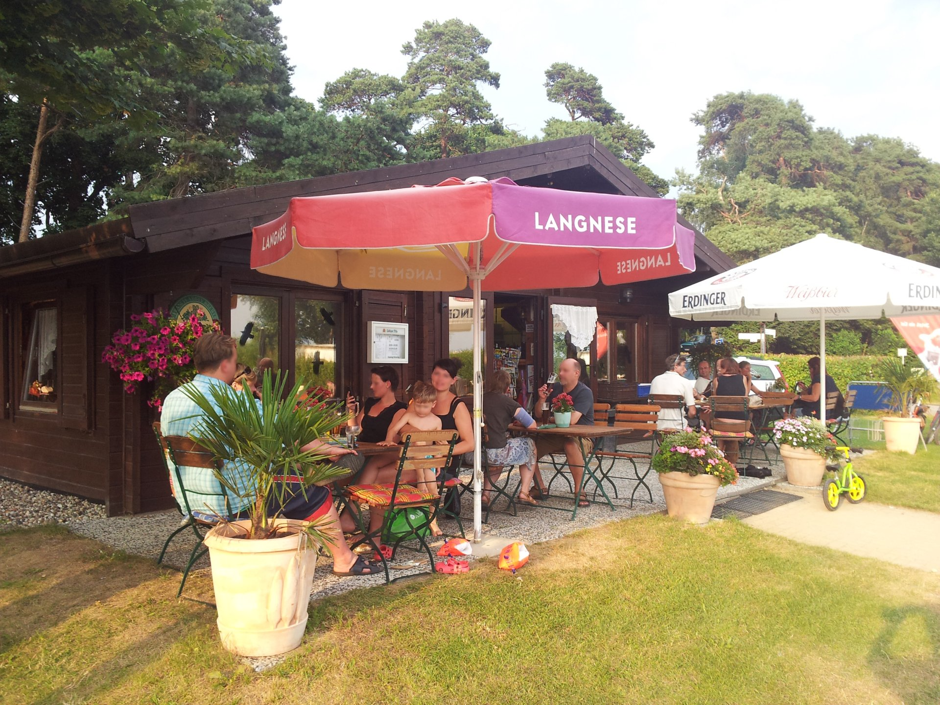 Restaurant Seeterrasse Camping am See Alt Schwerin Seeterrasse am Plauer See