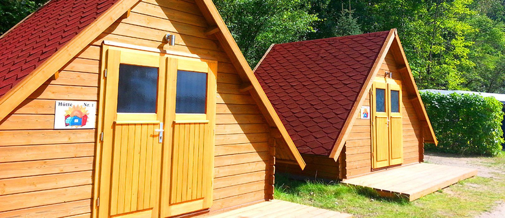 Miethütten Camping am See Alt Schwerin Miethütten am Plauer See