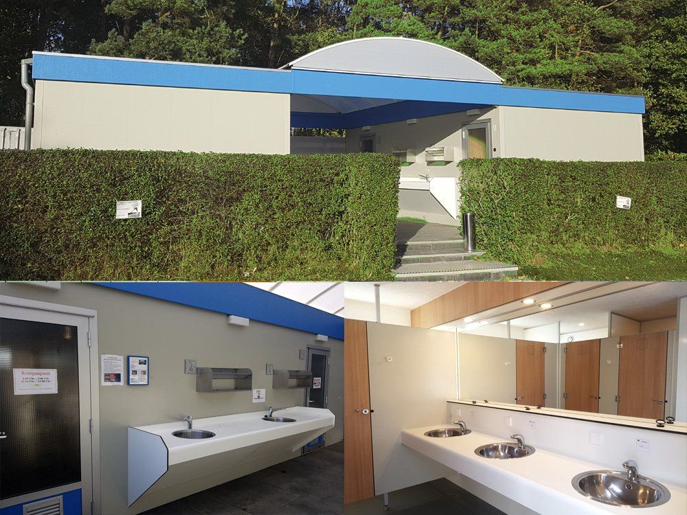 Sanitärgebäude 3 Camping am See Alt Schwerin Sanitärgebäude 3
