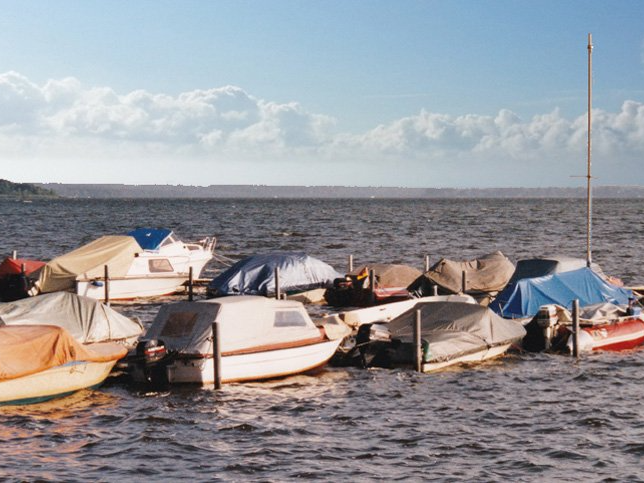 Boote Anleger Plauer See Camping am See Alt Schwerin Bootsanleger Plauer See