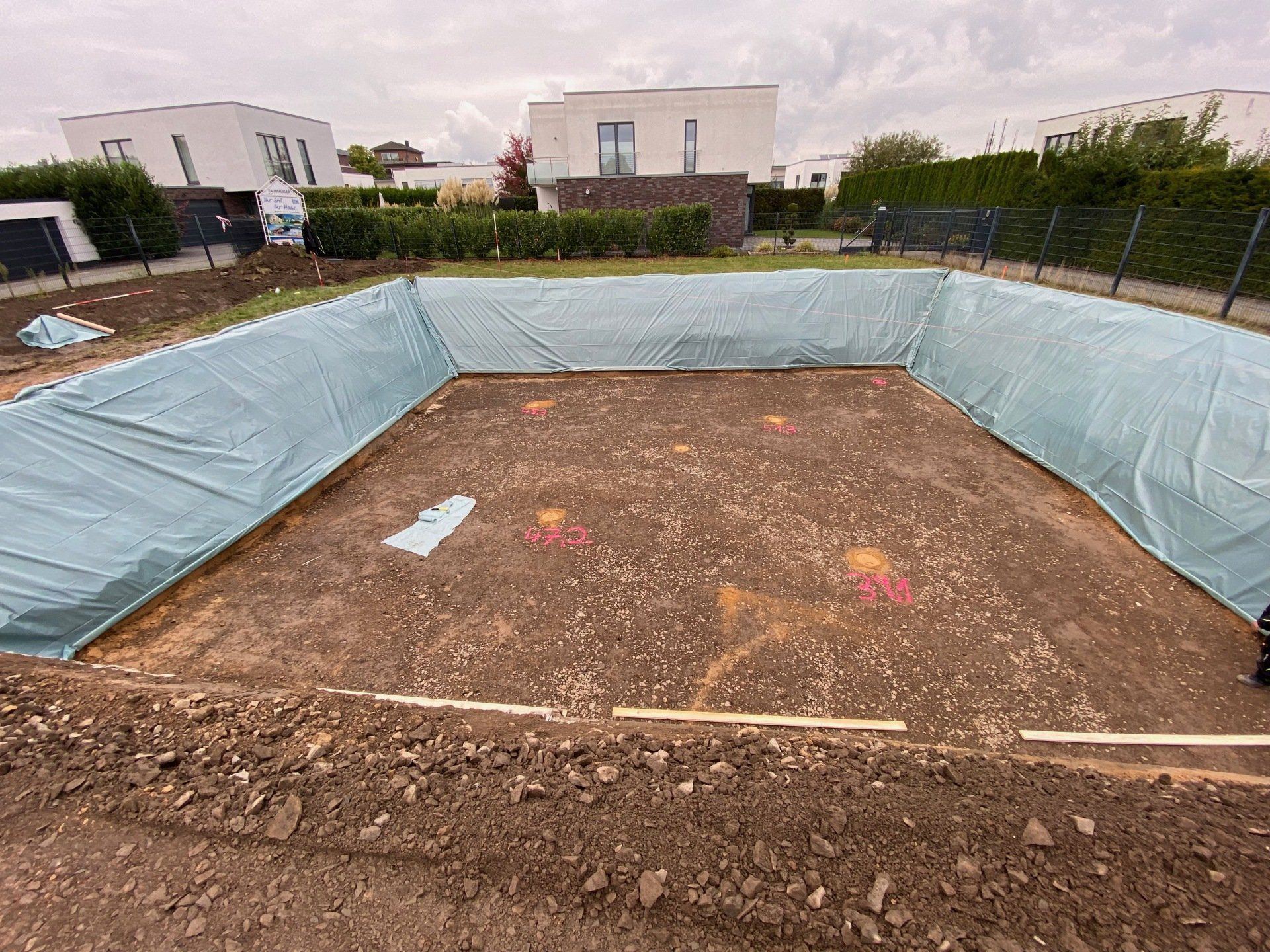 Baugrube Grevenbroich