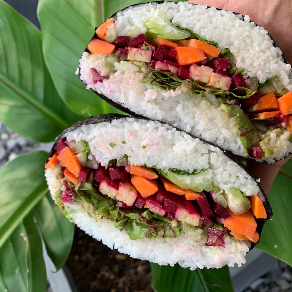 Onigirazu vegan - das Sushi Sandwich