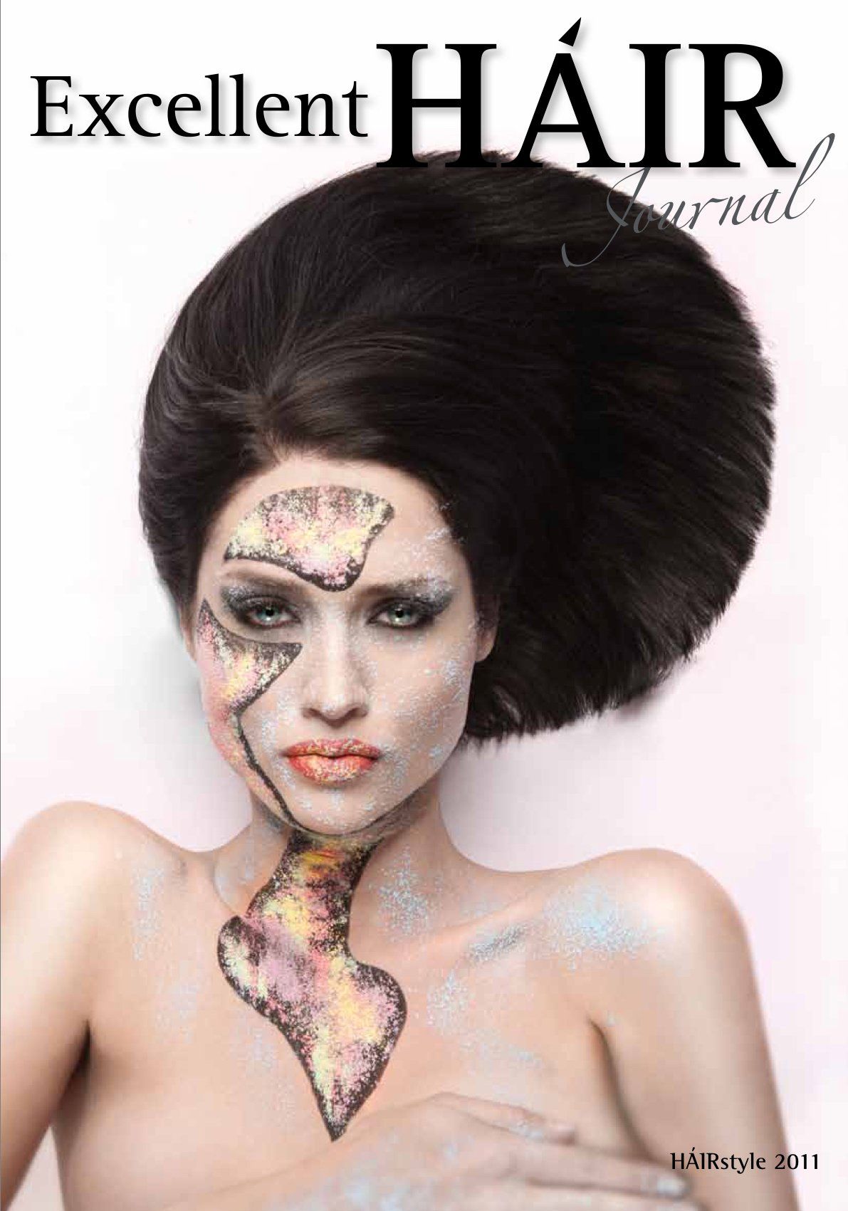 Friseursalon Excellent Hair. Ihr Friseur in Wiesbaden | Journal Cover 2010, Junge Frau mit schwarzen Haaren