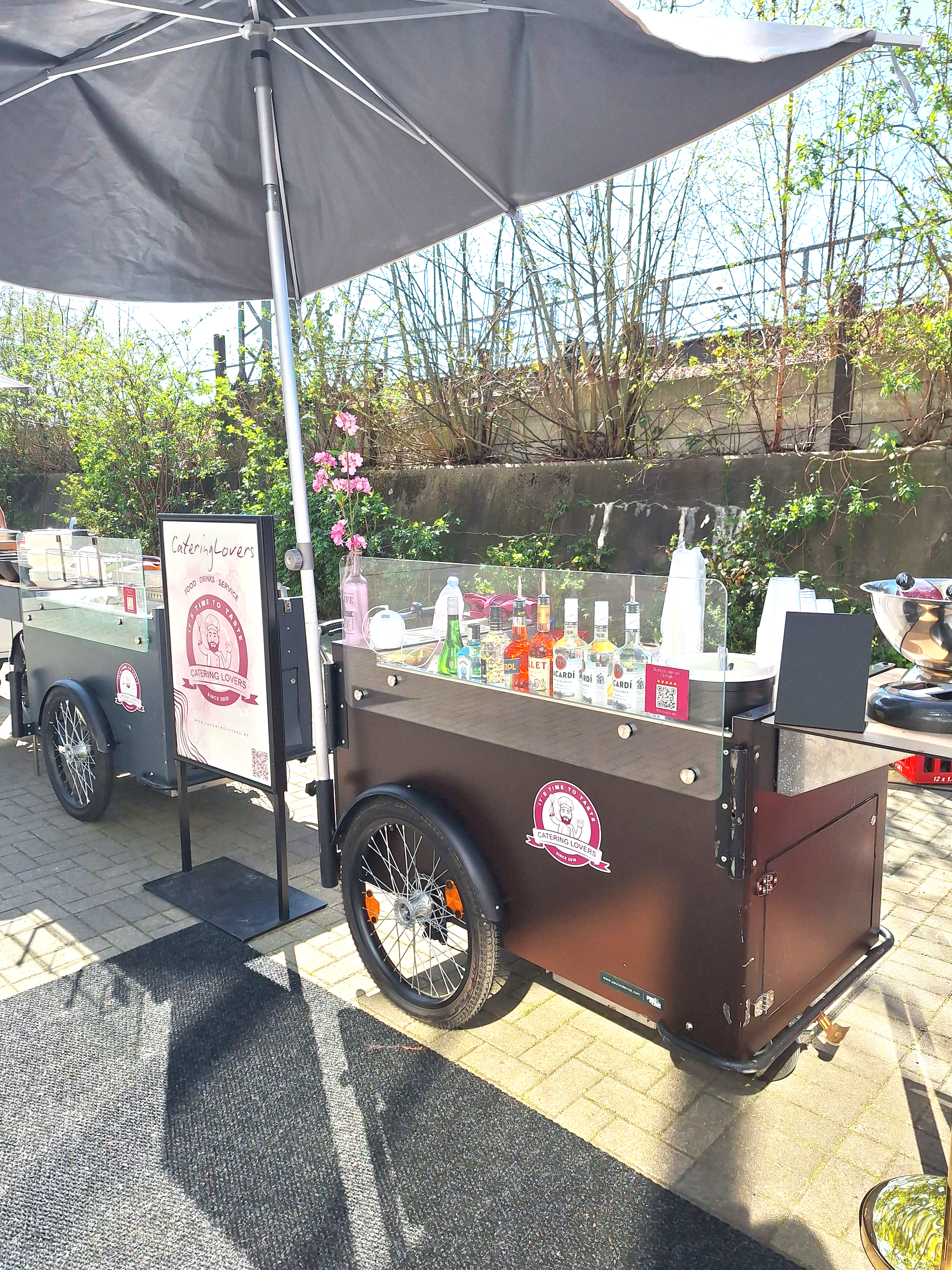 Unsere HappyBikes als edle Ausgabe-Stationen