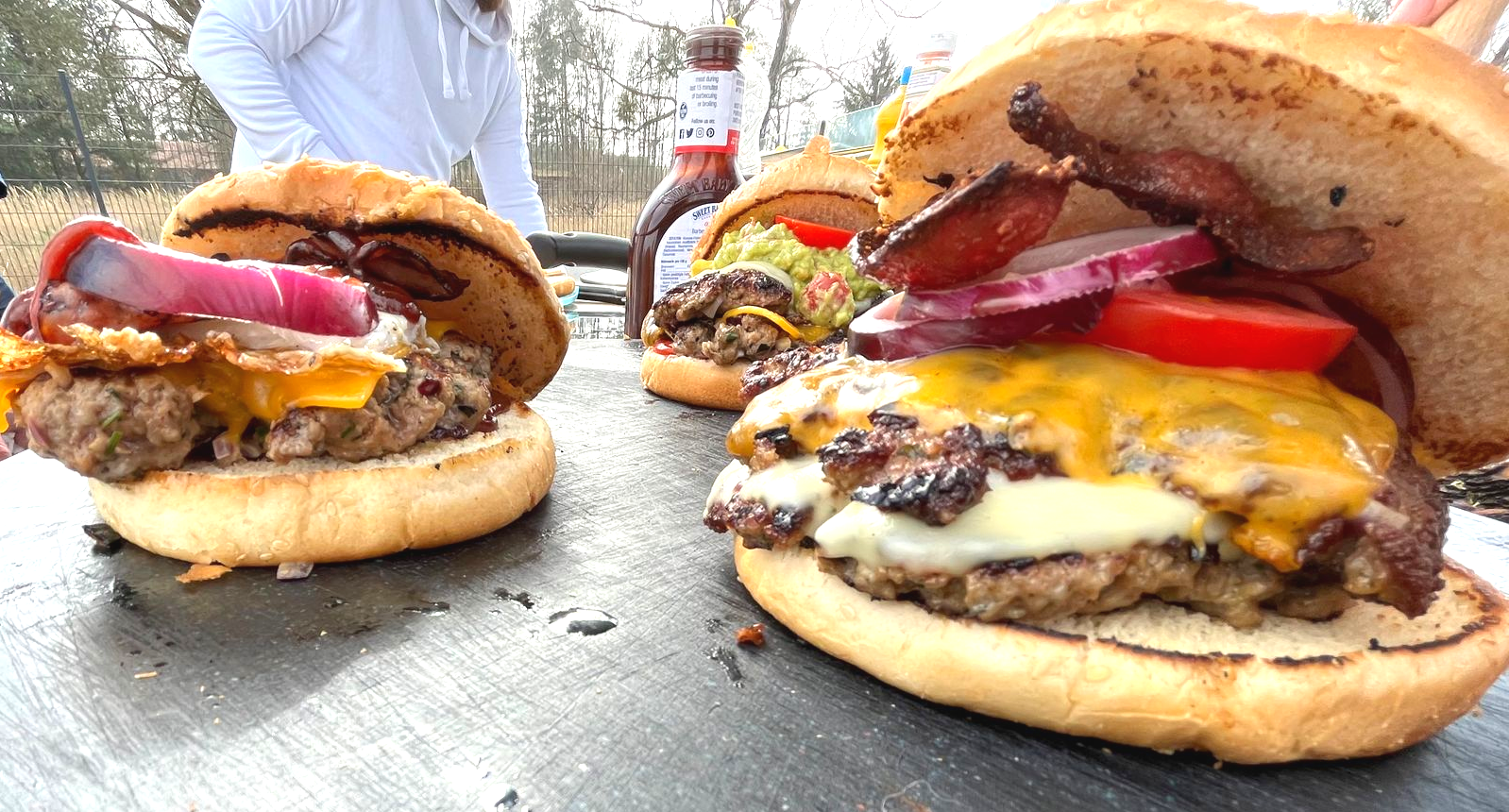 Unsere Premium Burger mit viel Liebe zubereitet