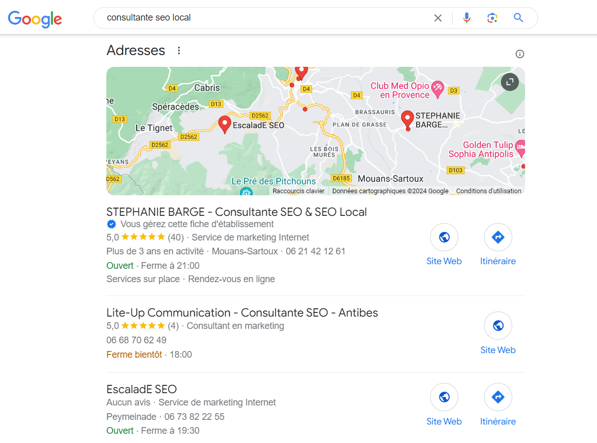 Apparaître dans le local pack de Google Apparaître dans le local pack de Google
