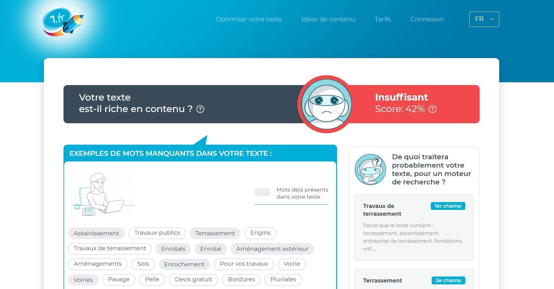 AUDIT SEMANTIQUE AVEC 1.FR audit sémantique