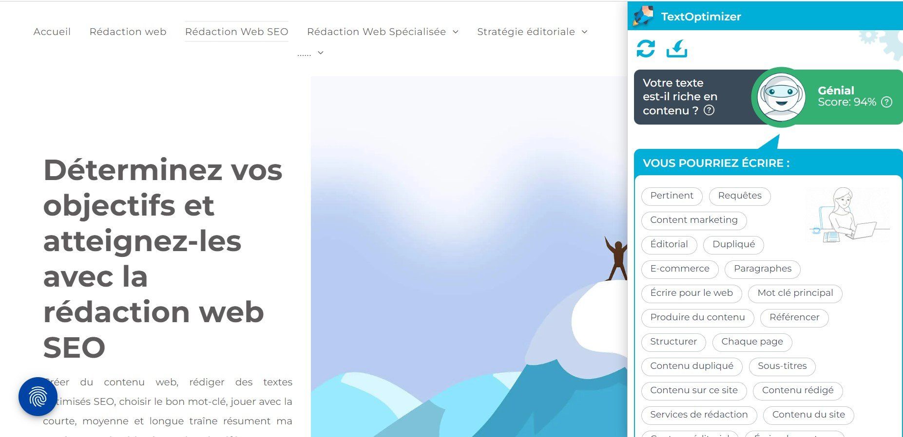 AUDIT SEMANTIQUE SCORE 92% PASSION REFERENCEMENT audit sémantique page d'accueil passion référencement