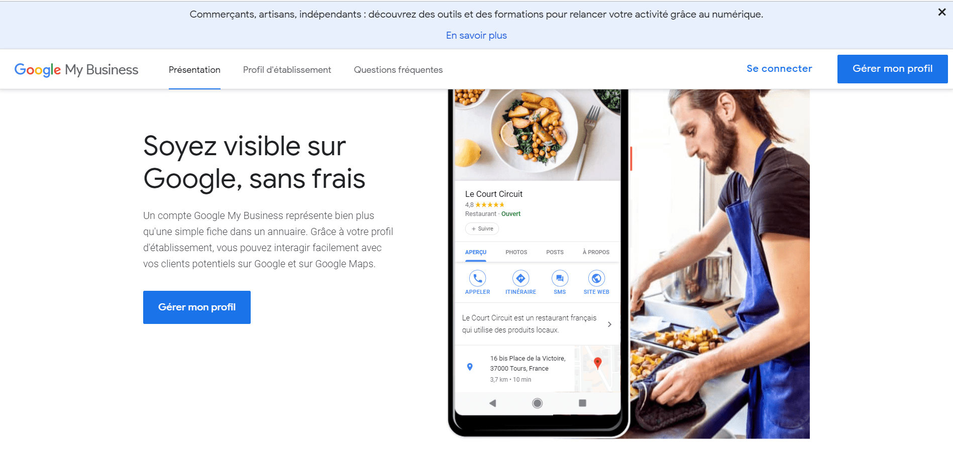 Creating a Google My Business listing Creating a Google My Business listing