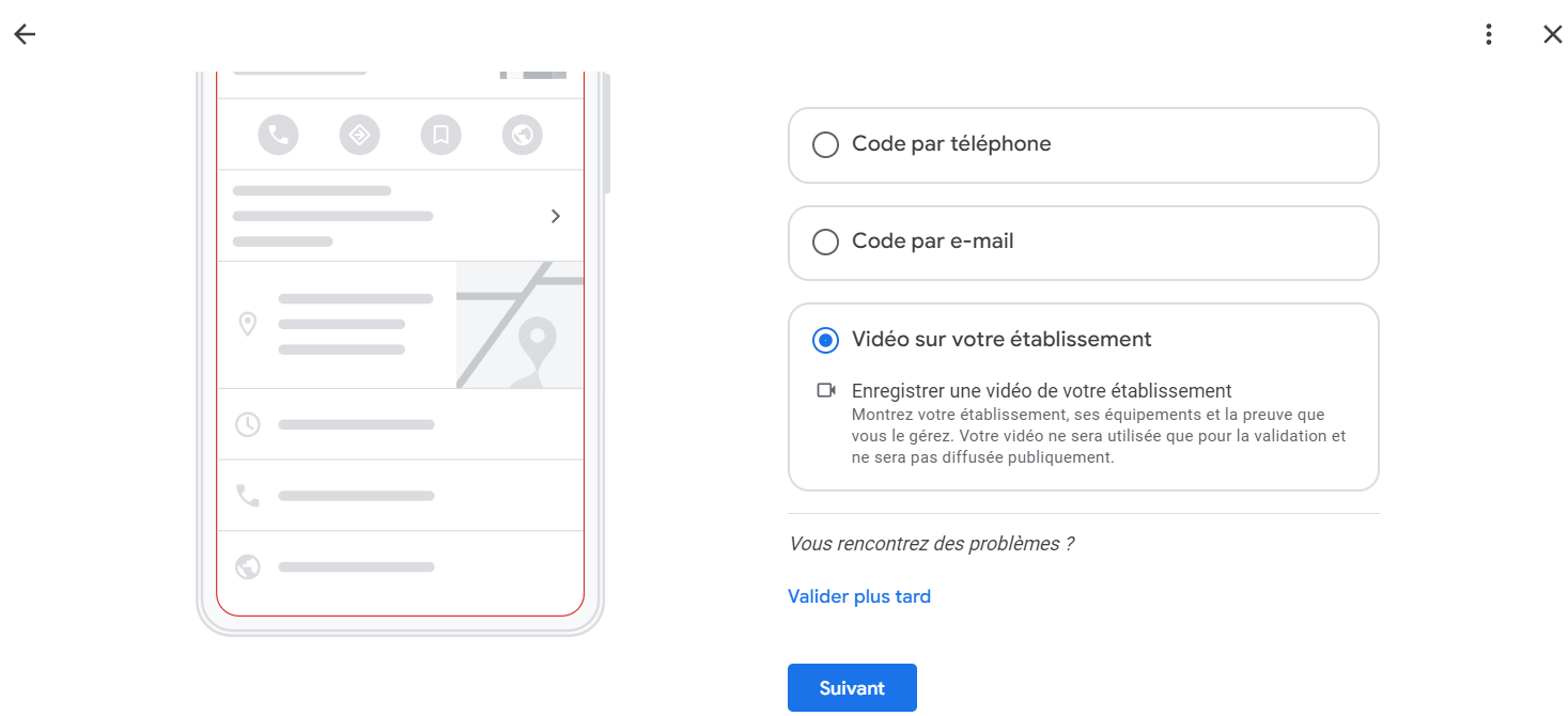 Récupération de la propriété de votre établissement Google par vidéo Récupération de la propriété de votre établissement Google par vidéo