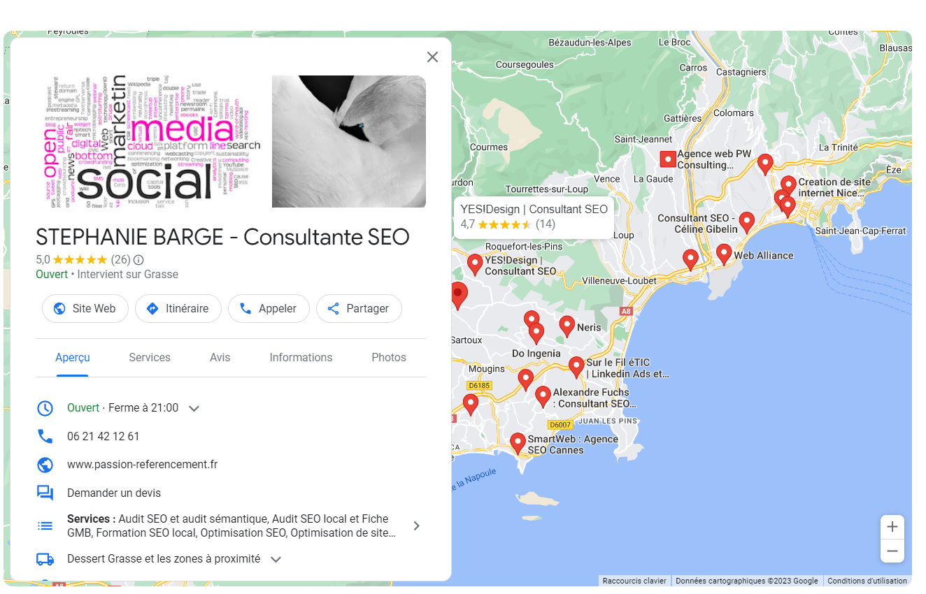 Fiche Google Business, création et optimisation Fiche Google Business, création et optimisation