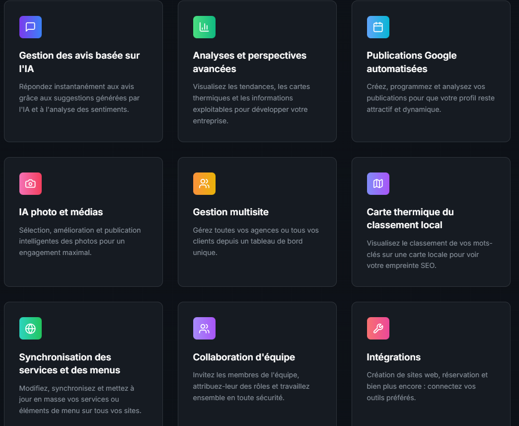 GMB Mantra prestations proposées en automatisaation GMB Mantra prestations proposées en automatisaation